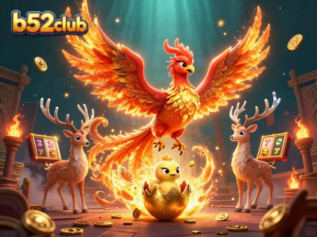 Engage in a captivating gaming experience with b52club at the heart of a dynamic casino scene.