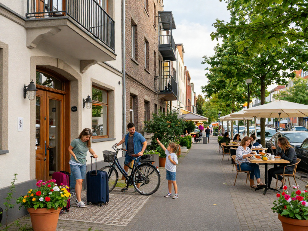 Gemütliches Monteurzimmer in Hannover mit moderner Ausstattung, ideal für Geschäftsreisende.